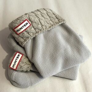 Hunter Gray Fleece Socks